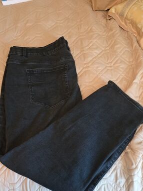Lane Bryant Dark Wash Straight Leg Jeans